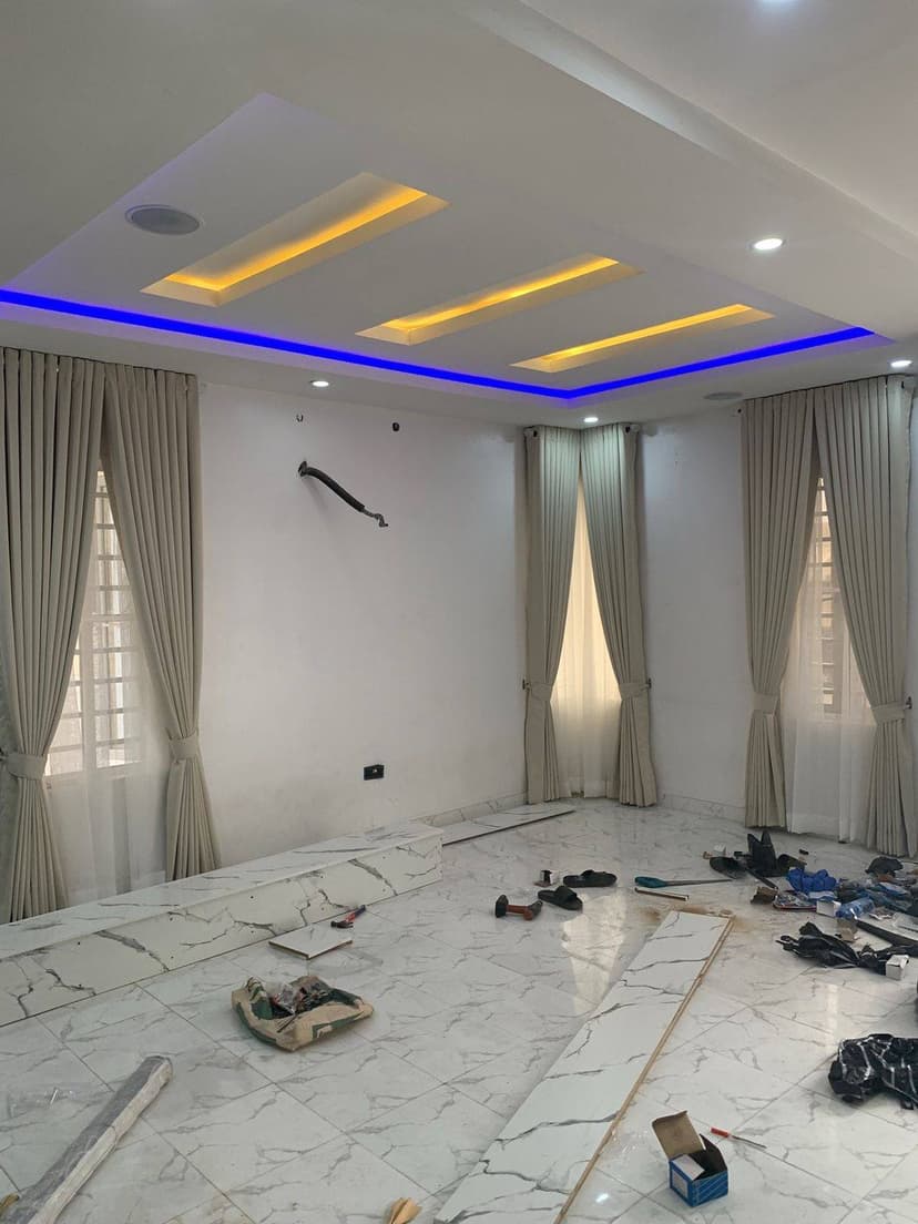 Layered Curtain Design